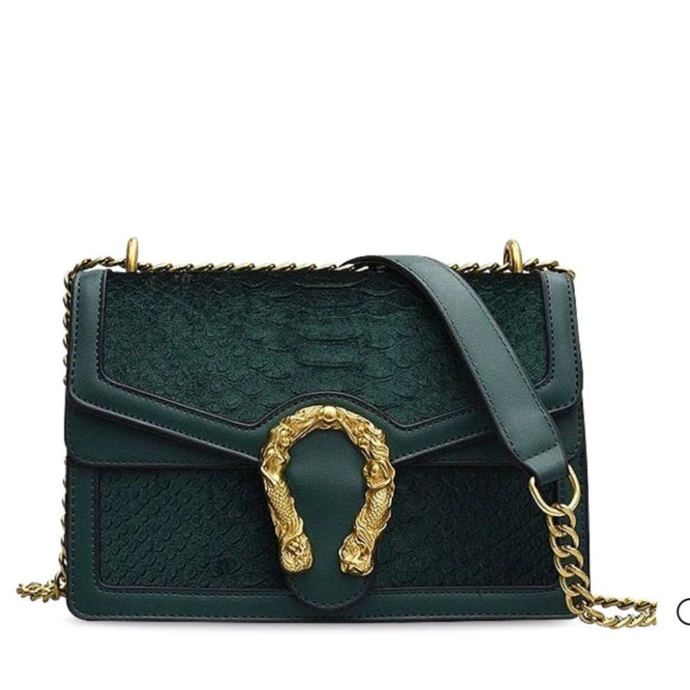 Bond & Mason The Naomi Crossbody Bag Green Nwot‎